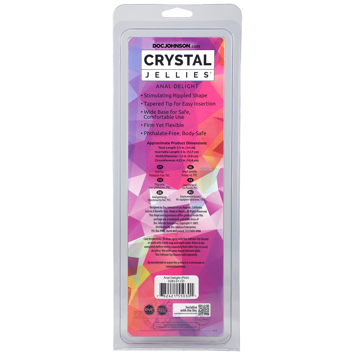 Crystal Jellies - Placer anal - Rosa
