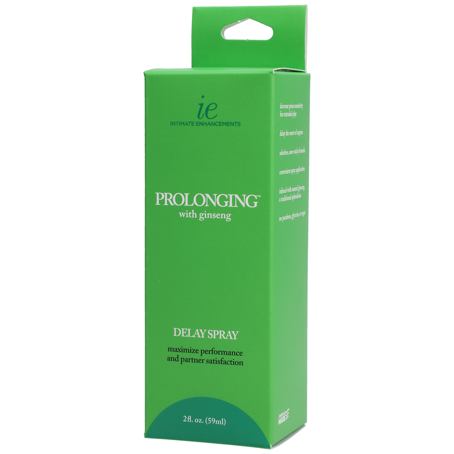 Intimate Enhancements- Prolongación con ginseng - Spray retardante