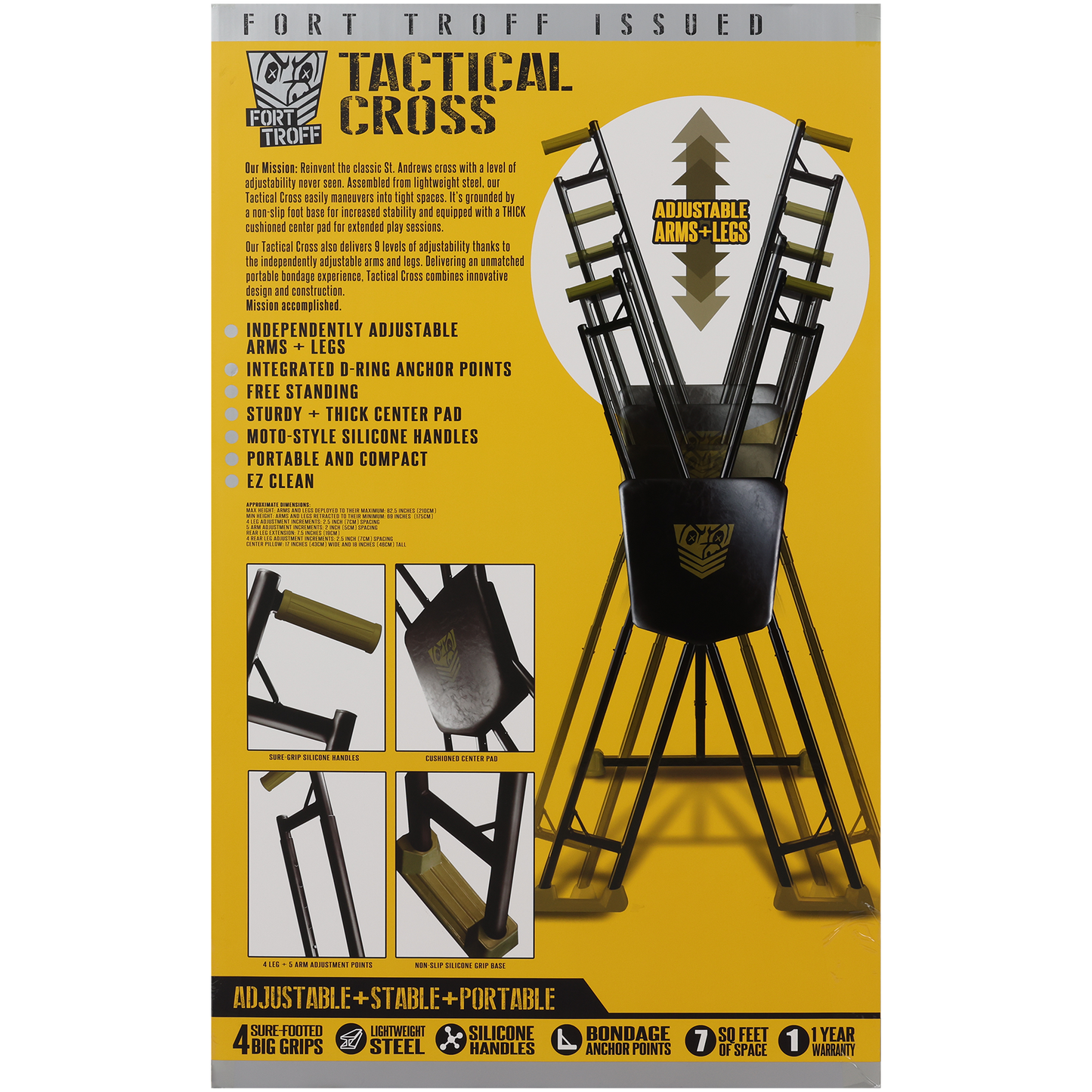 Fort Troff - Fort Troff - Cruz táctica - Negro con verde