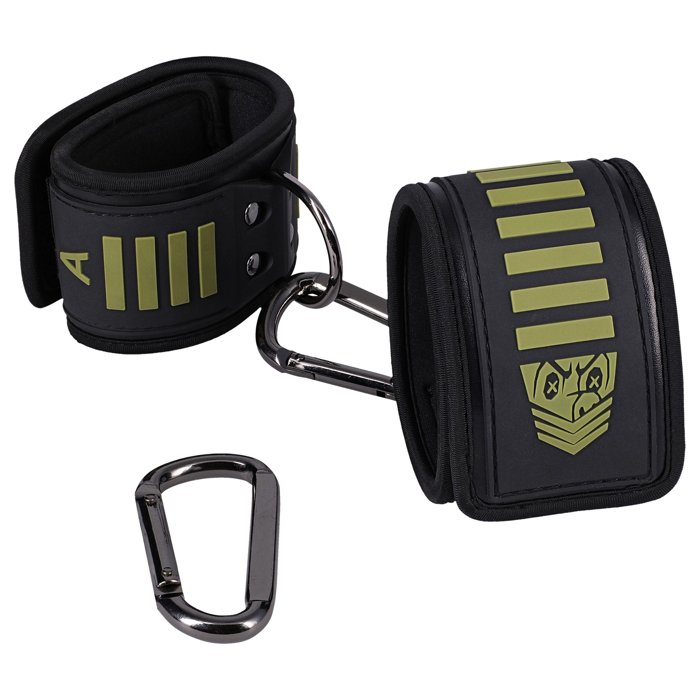 Fort Troff - Tobilleras Tácticas - Negro, Verde