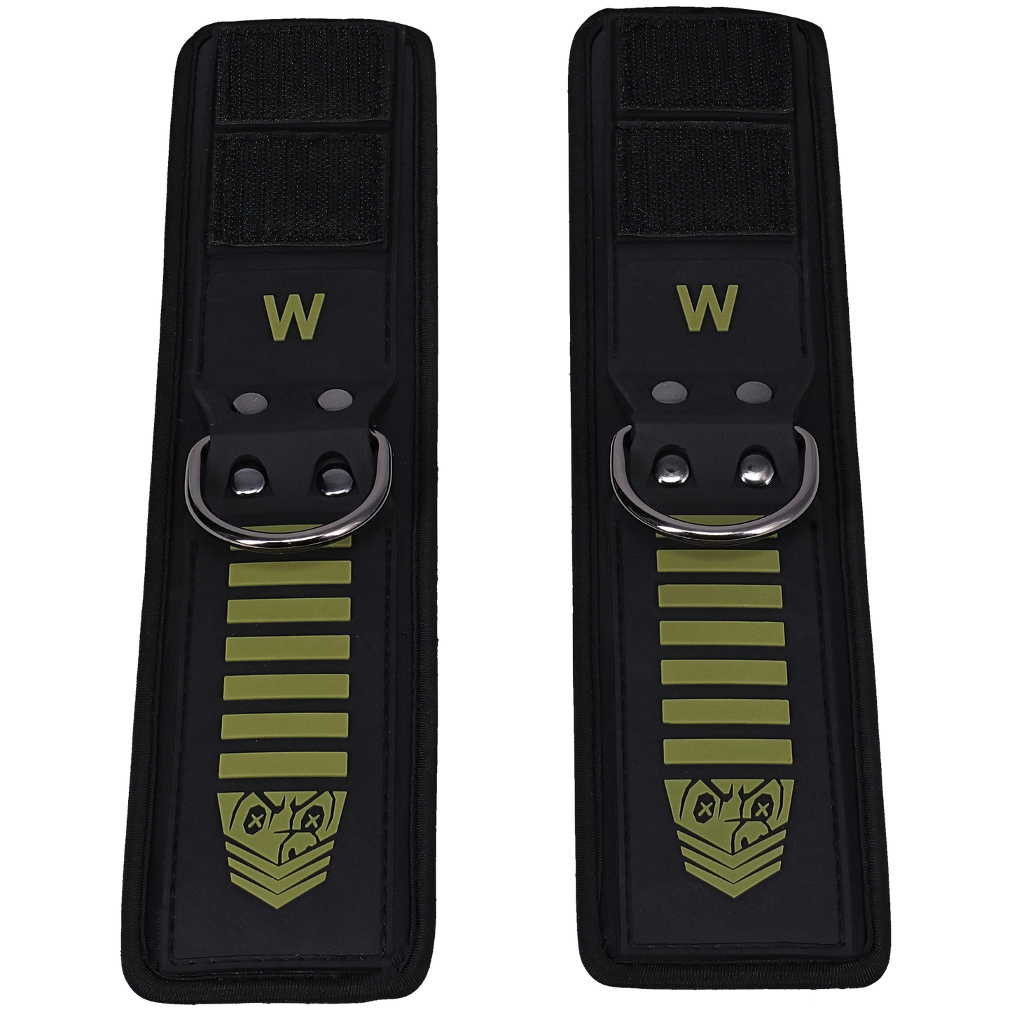 Fort Troff - Muñequeras Tácticas - Negro, Verde