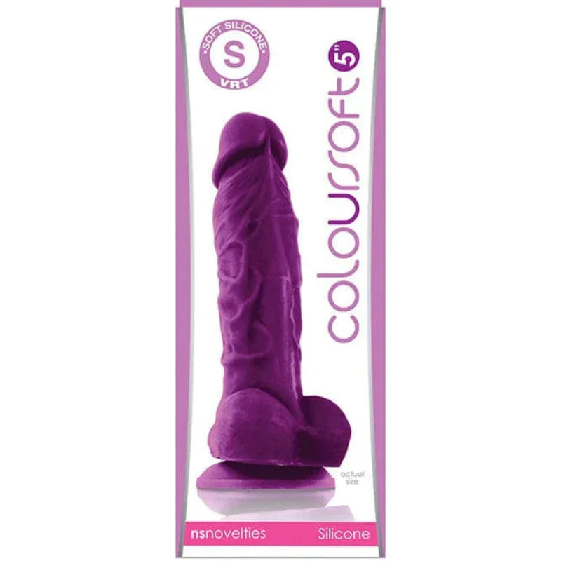 Dildo Realista Con Base De Ventosa Colour-Soft 5'' Soft Dildo
