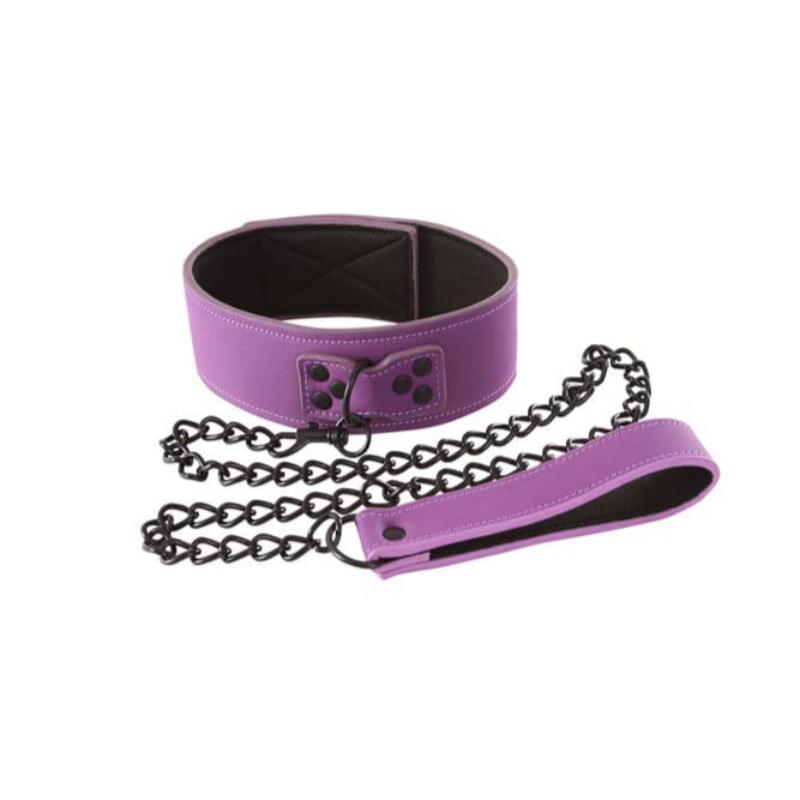 Bondage Collar Y Correa Flexible Y Acolchado Lust