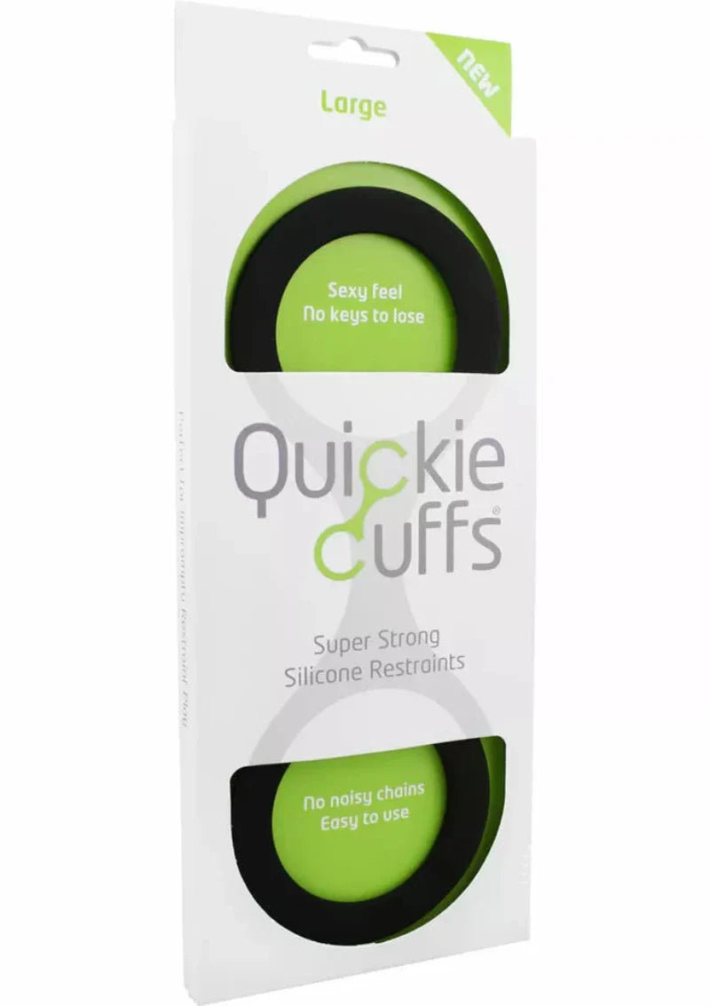 Esposas De Silicona Quickie Grandes Negro