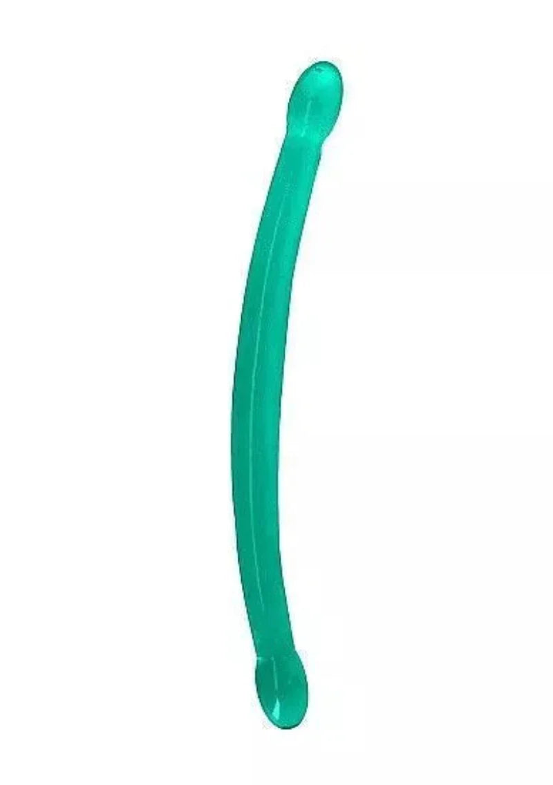 Doble Dildo No Realista 17" Turquesa Realrock