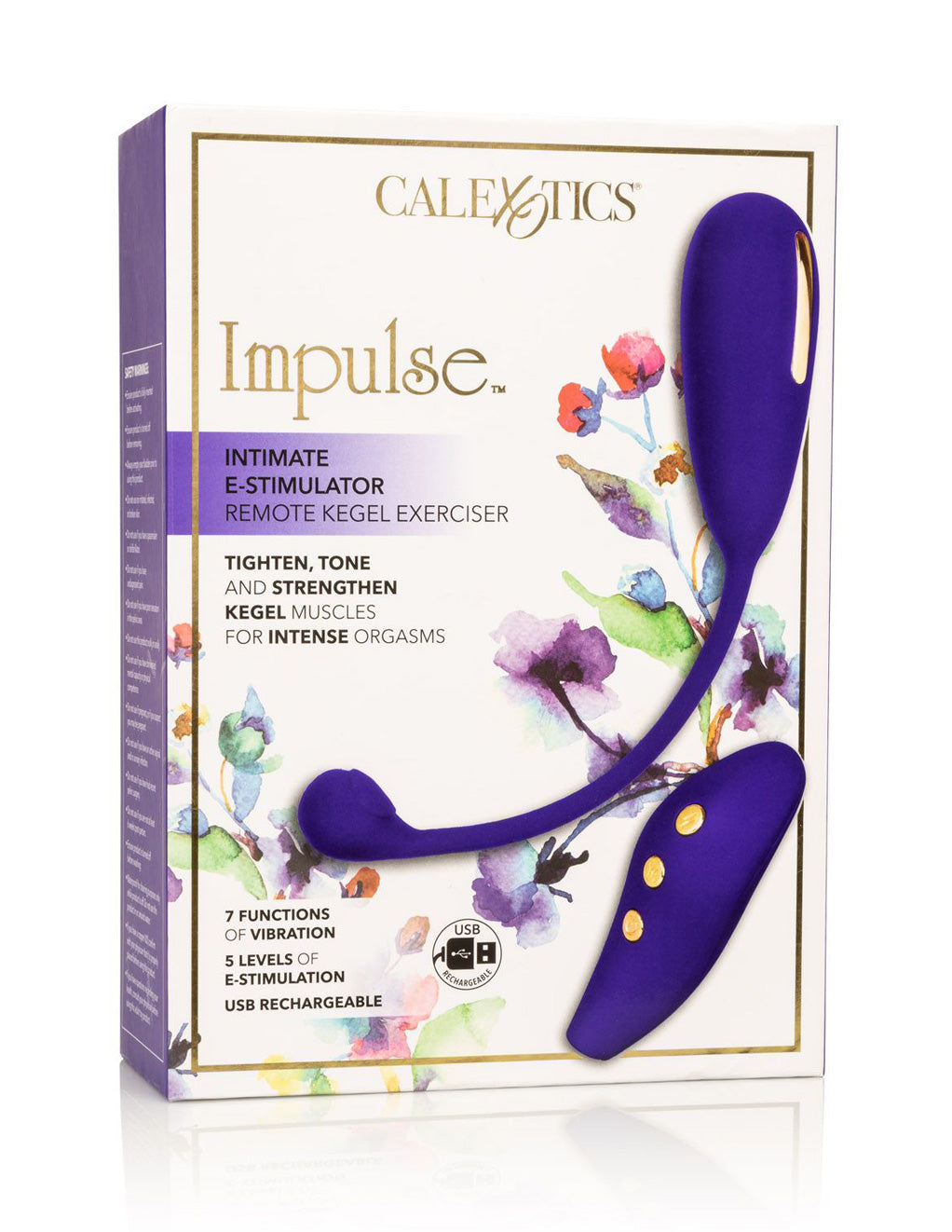 California Exotics Impulse Intimate E Stim Remote Kegel  Box Front View