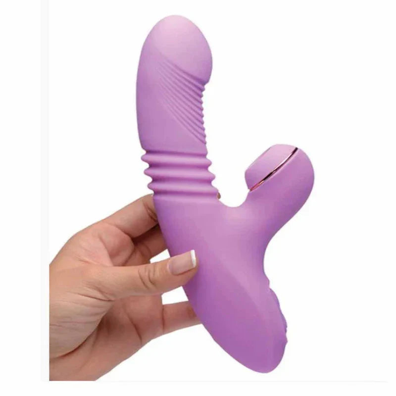 Vibrador Y Succionador Conejito Shegasm Pro-Thrust