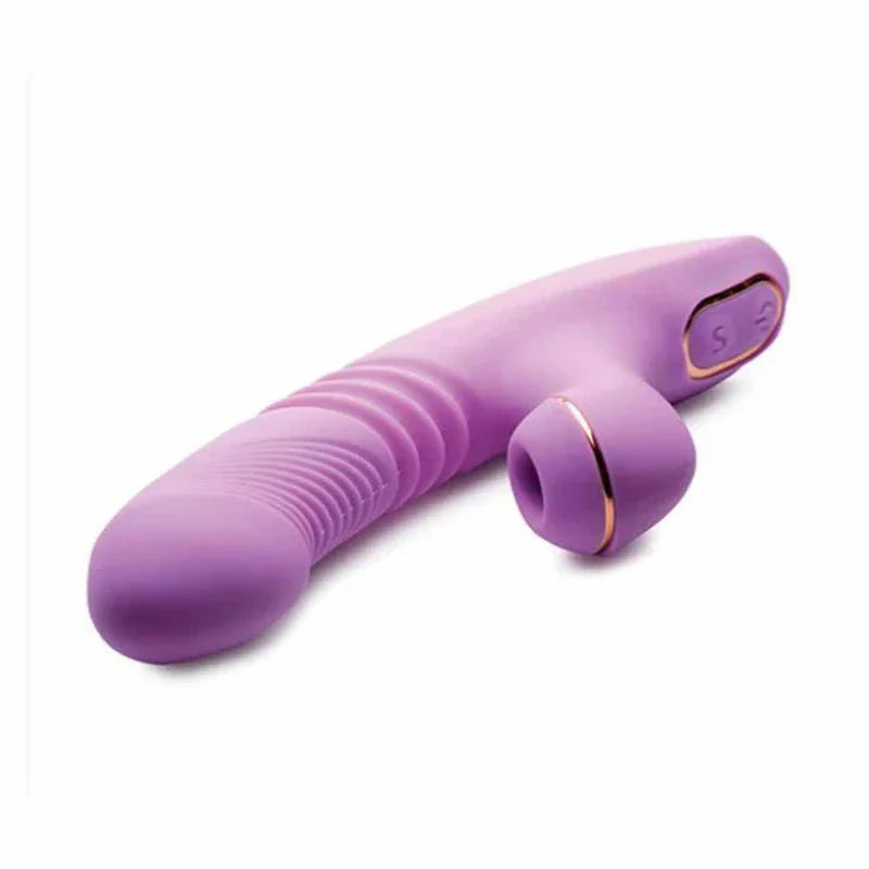 Vibrador Y Succionador Conejito Shegasm Pro-Thrust