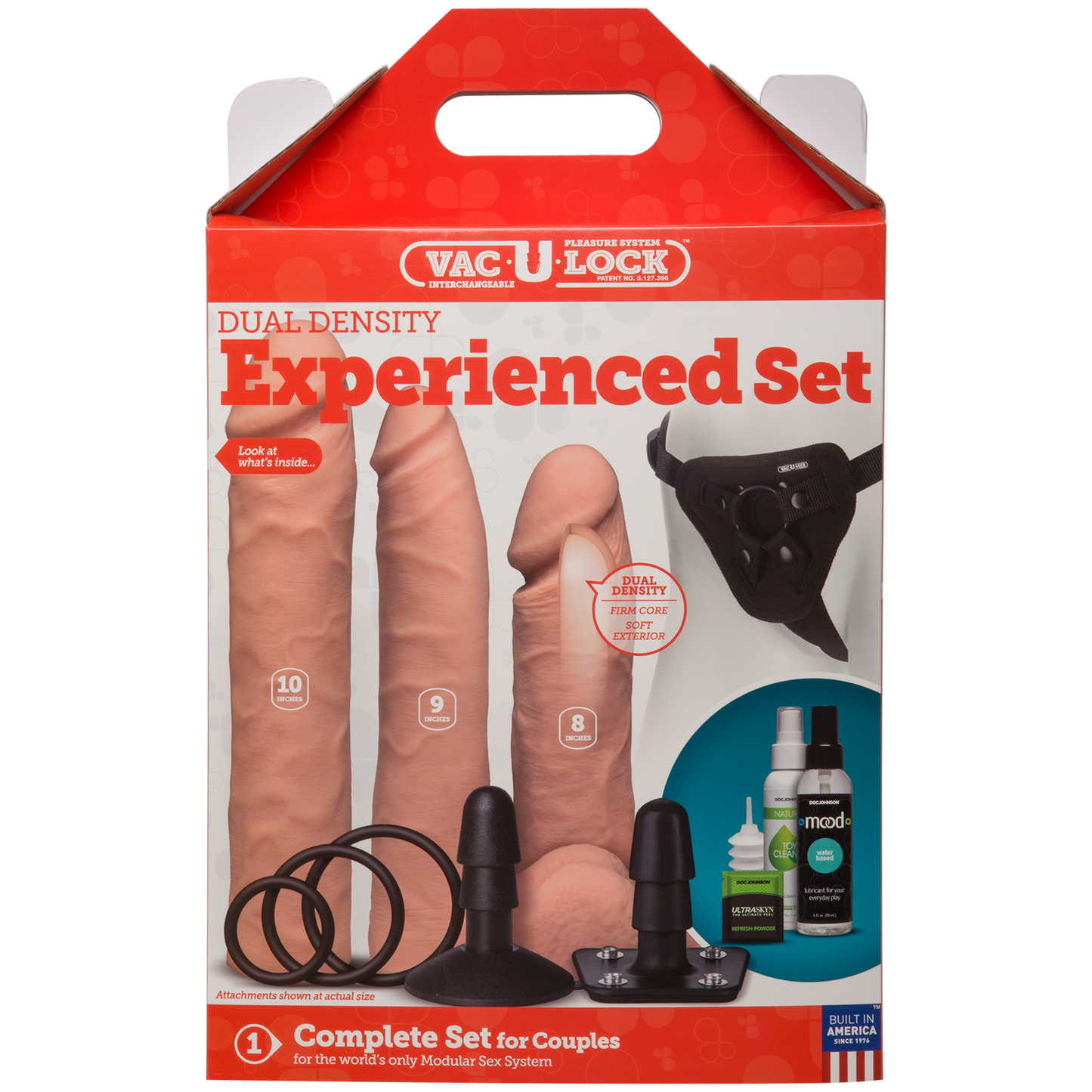 Vac-U-Lock - Juego experimentado de doble densidad - Vainilla